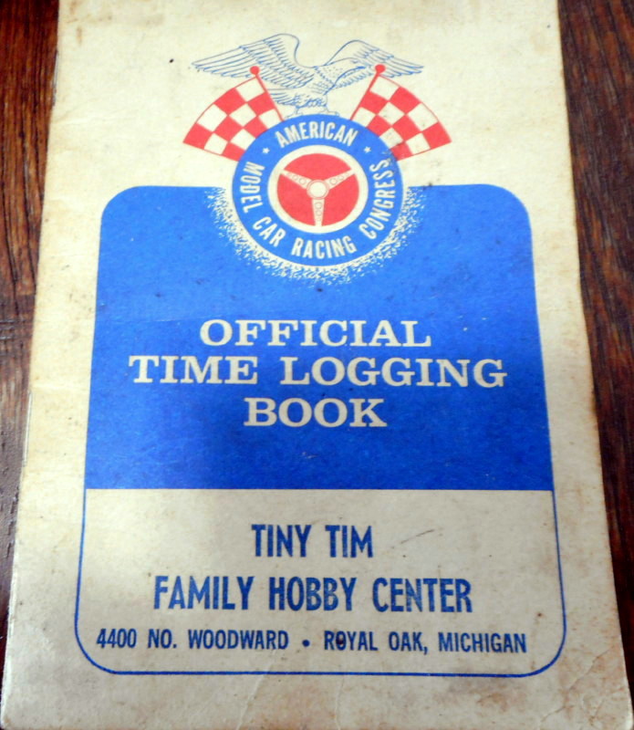 Tiny Tim Hobby Center - Tiny Tim Log Book From Dave Dobner (newer photo)